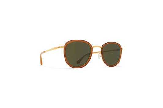 MYKITA HELMI A56 GLOSSY GOLD/BROWN DARK BRO