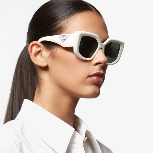PRADA 14ZS White Butterfly Sunglasses