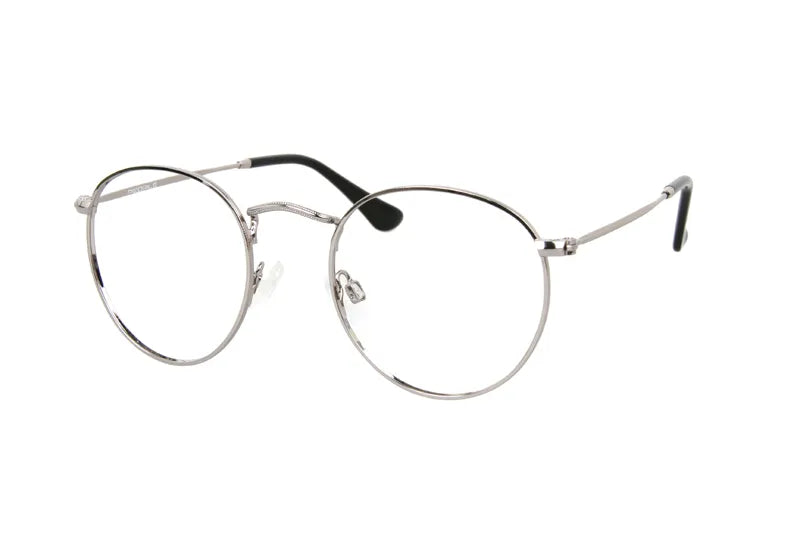 People PE5512 Round Eyewear Malta | Silver Metal Glasses