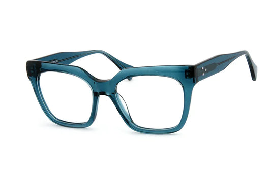People PE6021 Square Eyewear Malta | Dark Green Glasses