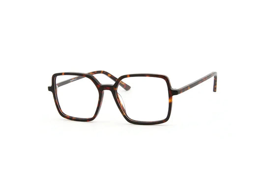 People PE6082 Square Eyewear Malta | Brown Glasses