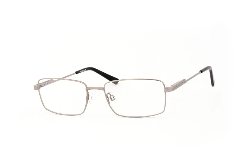 People PE6135 Rectangular Eyewear Malta | Gunmetal Metal Glasses