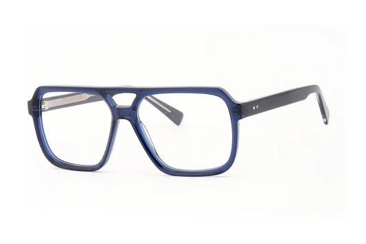 People PE6160 Rectangular Eyewear Malta | Blue Plastic Glasses