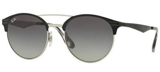 Ray-Ban RB3545 Polished Black Round Sunglasses